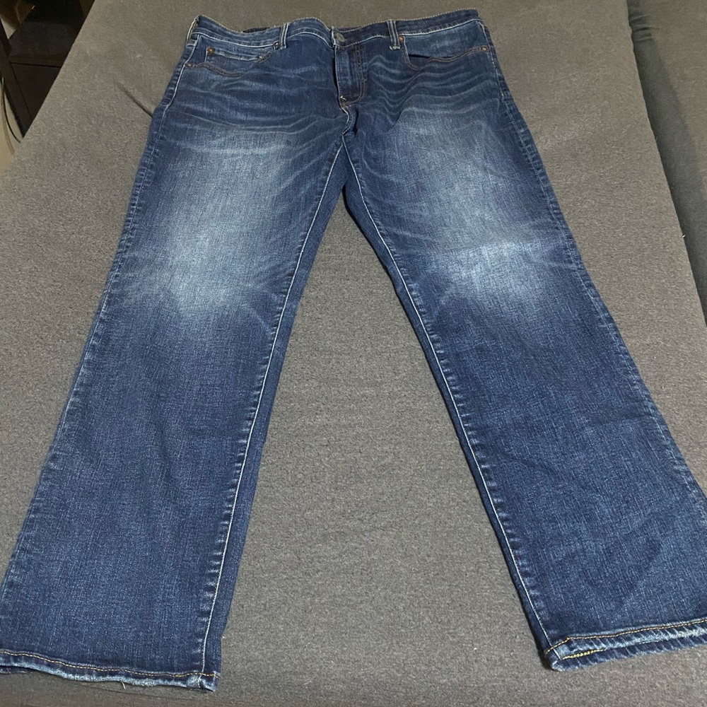 38x32 American Eagle original straight jeans in dark wash